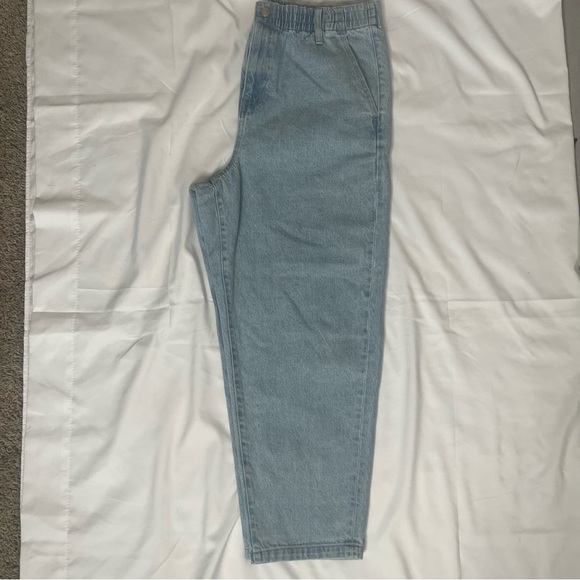Madewell Women’s Pull On Balloon Jeans Brittany‎ Wash Tencel Denim Edition Sz L - Picture 9 of 14